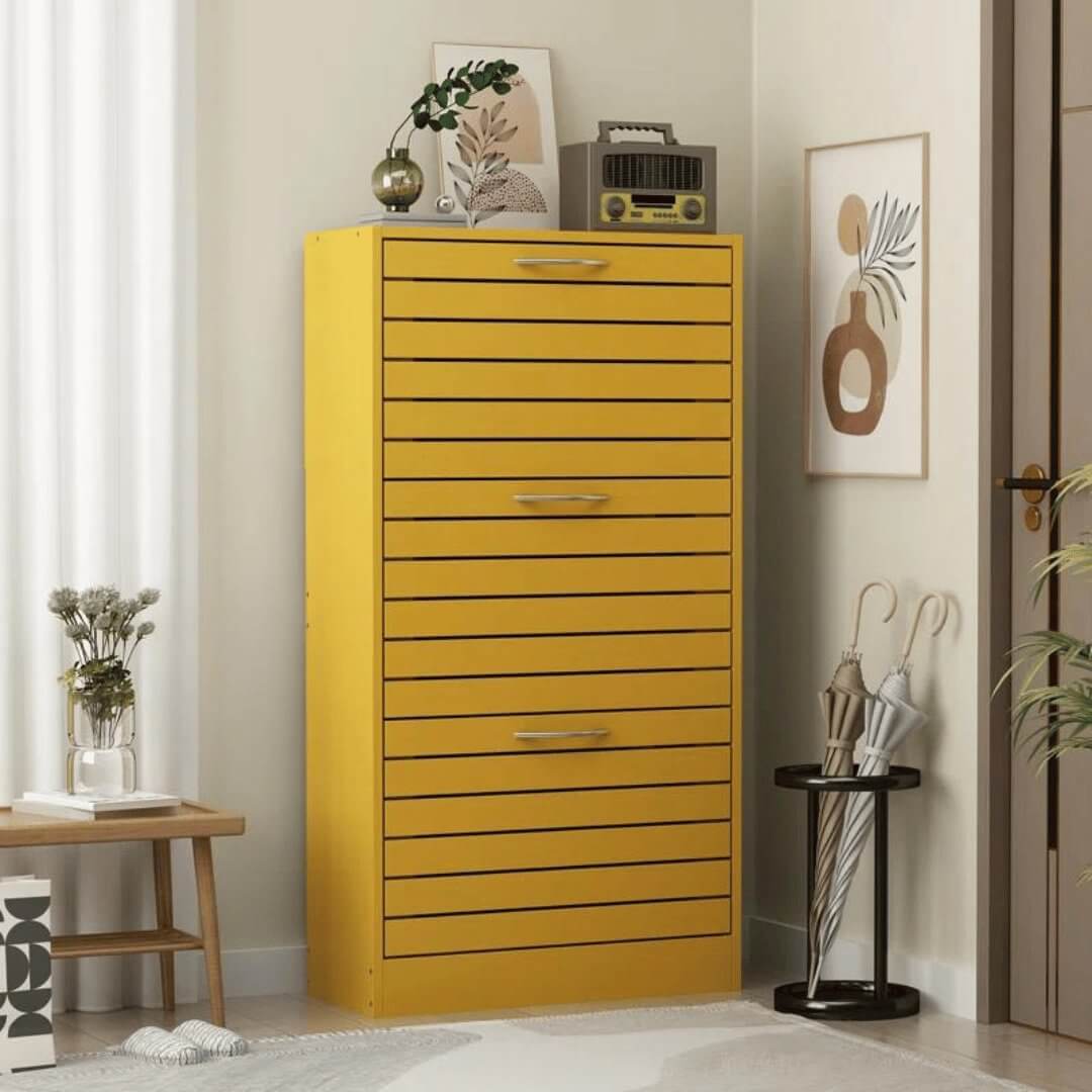 Compact 12 - Pair Shoe Storage Cabinet