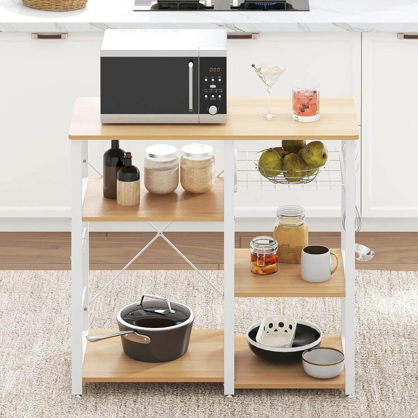 3 - Tier Kitchen Baker's Rack with Storage