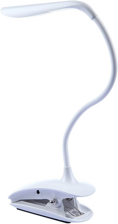 Clip - On LED Desk Lamp with 3 Brightness