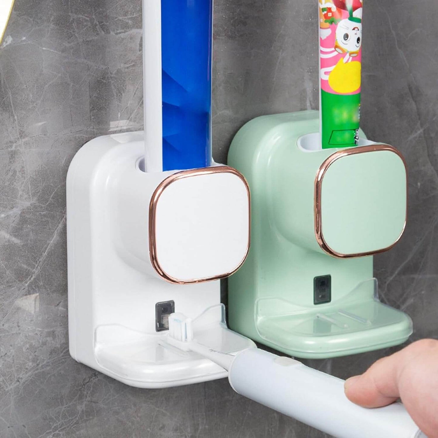 3 - Mode Smart Toothpaste Dispenser with USB Charging