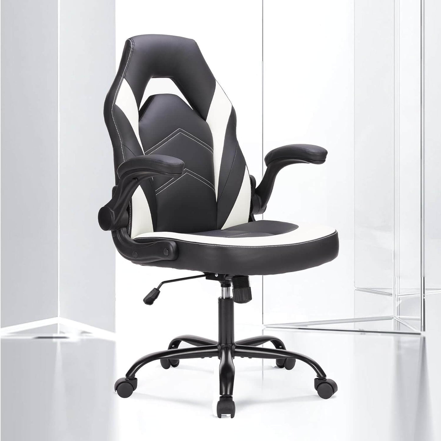 Swivel Desk Chair with Flip - Up Armrests