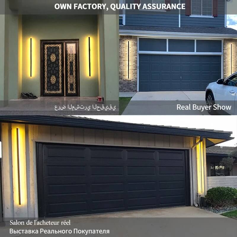 Durable Modern Wall Lamp for Exterior Use