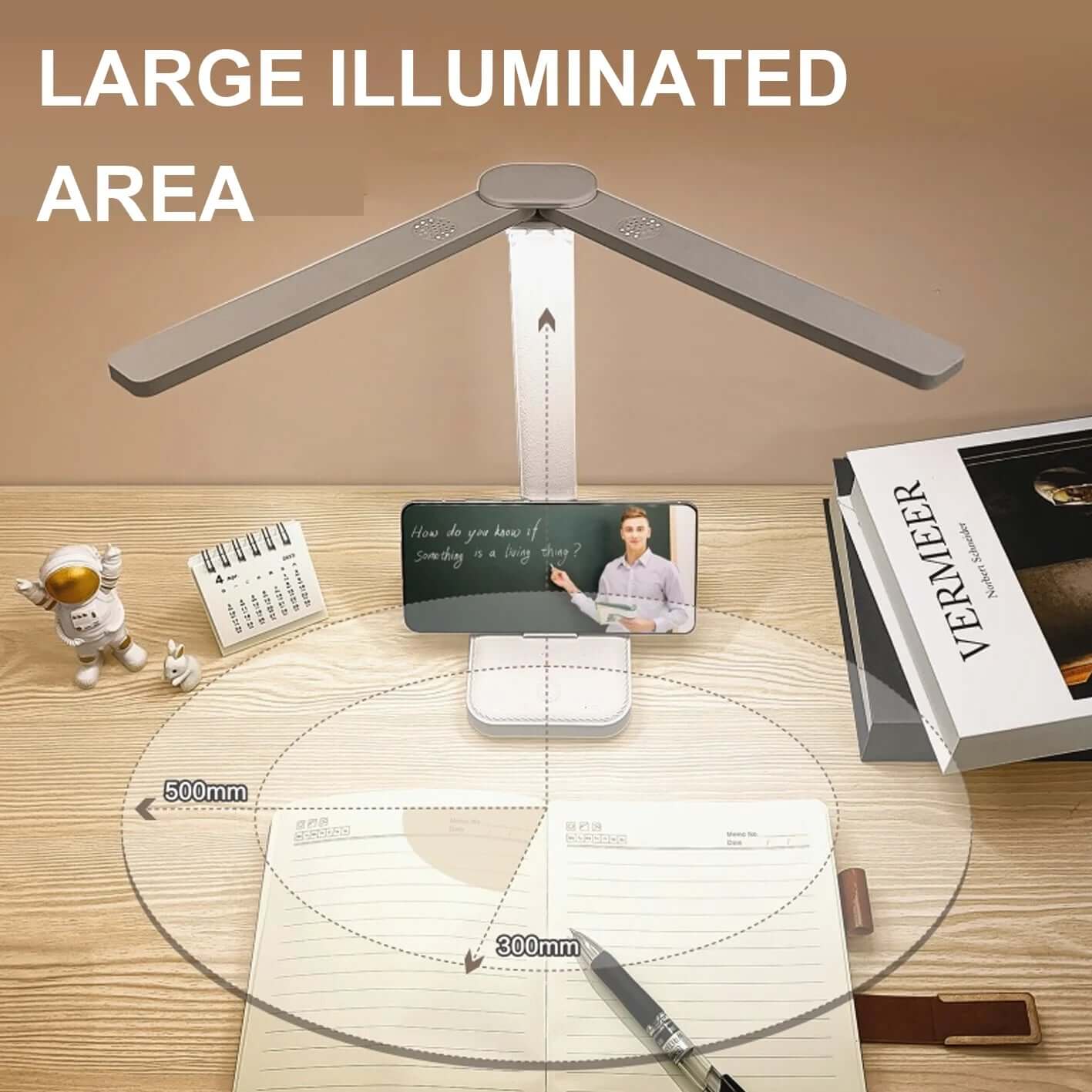 Portable Foldable Desk Lamp with Eye Protection