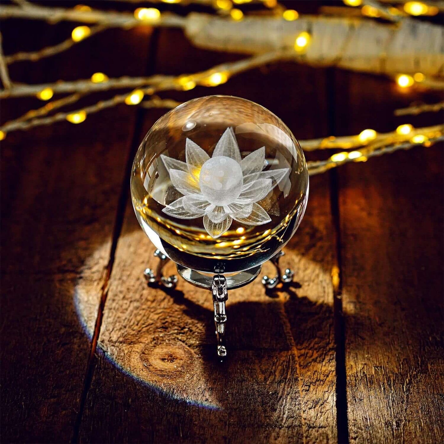 Decorative Crystal Ball with Stand