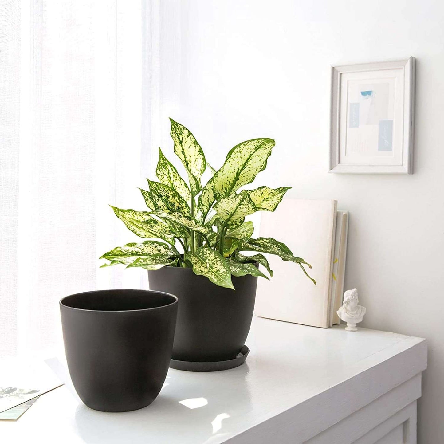 5 - Piece Plastic Planter Set