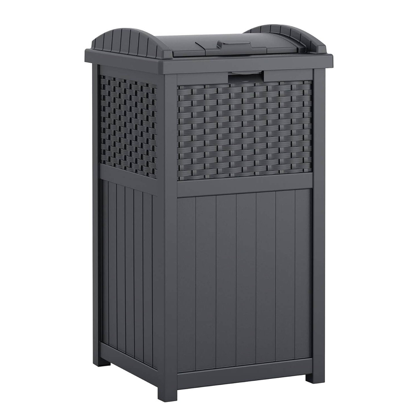33 Gallon Outdoor Trash Can with Lid