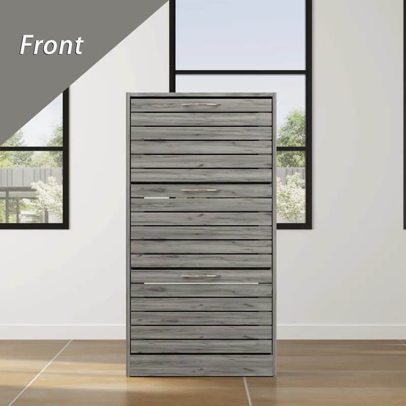 Compact 12 - Pair Shoe Storage Cabinet