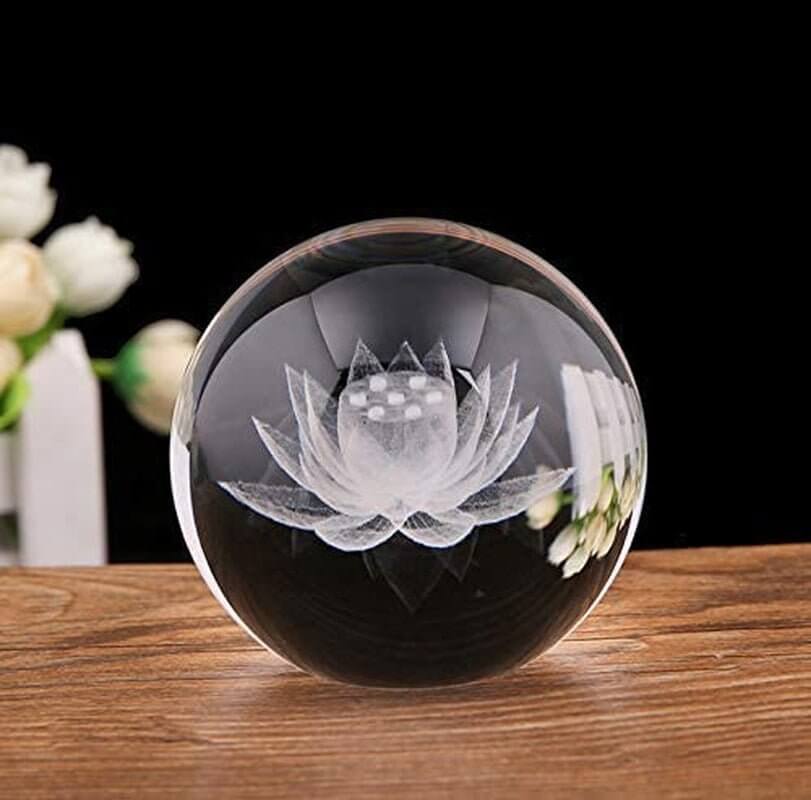 Decorative Crystal Ball with Stand