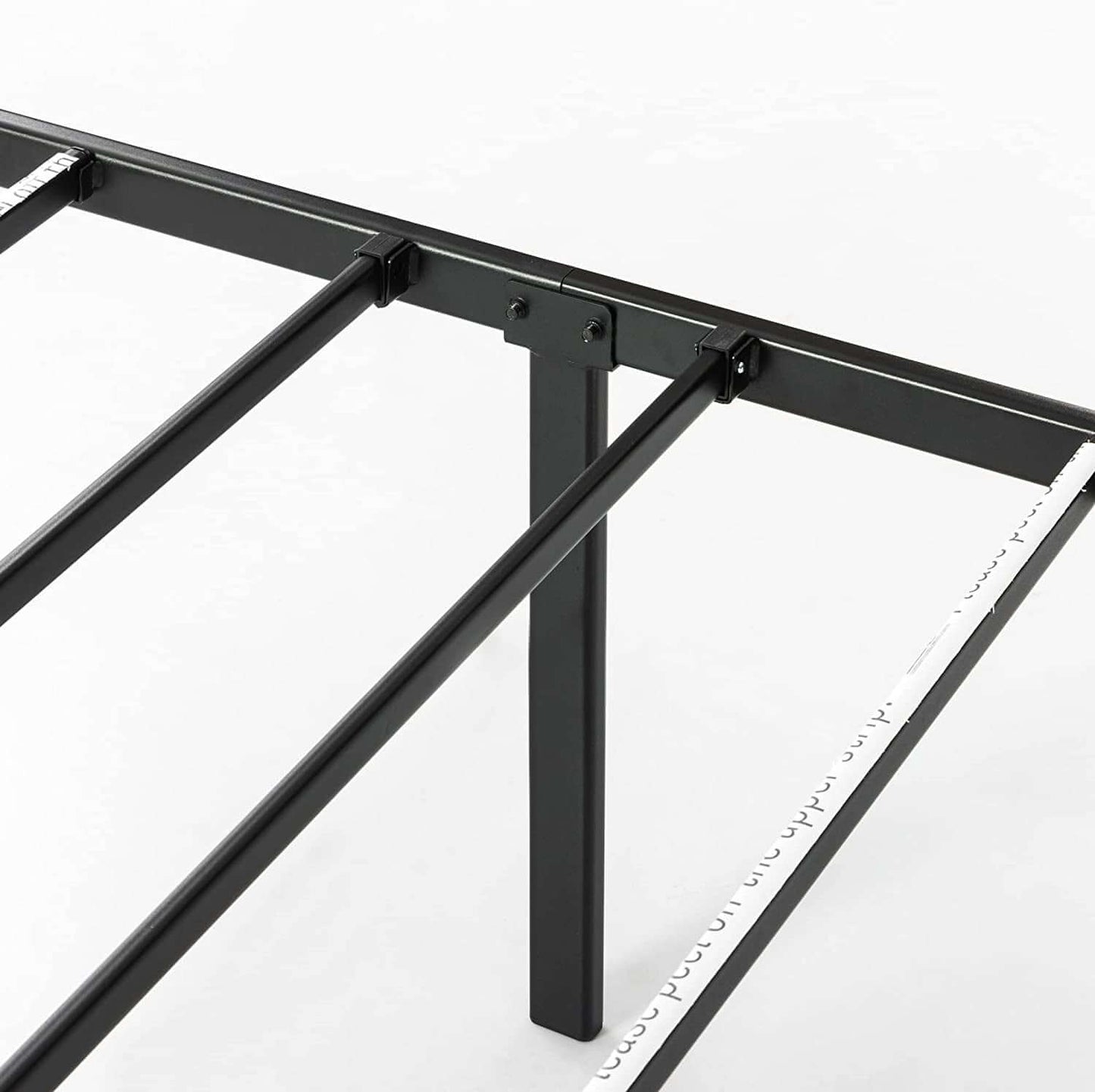 Sturdy Metal Platform Bed with Heavy - Duty Steel Slats