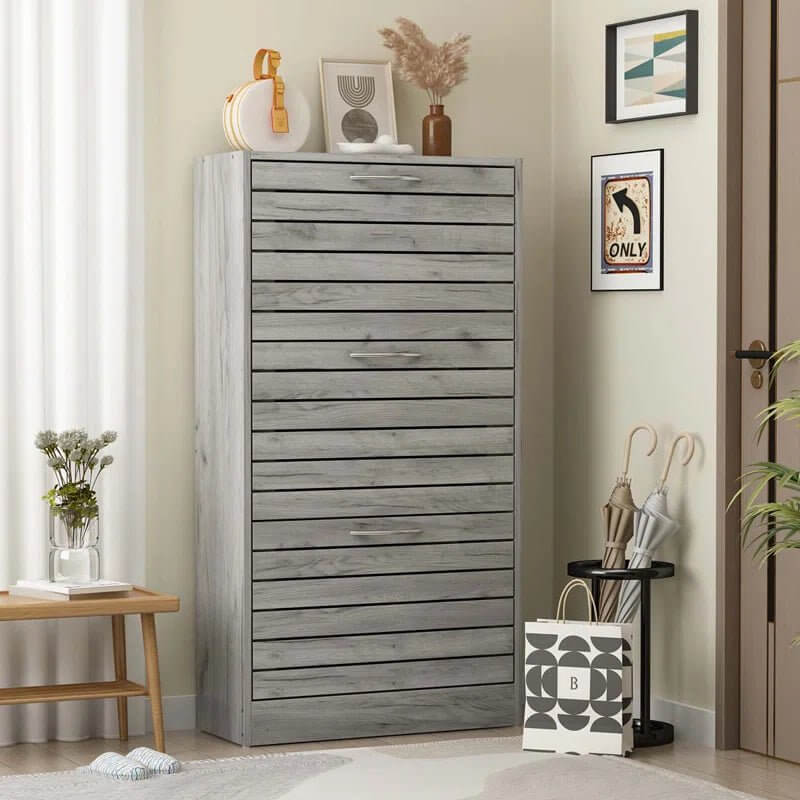 Compact 12 - Pair Shoe Storage Cabinet