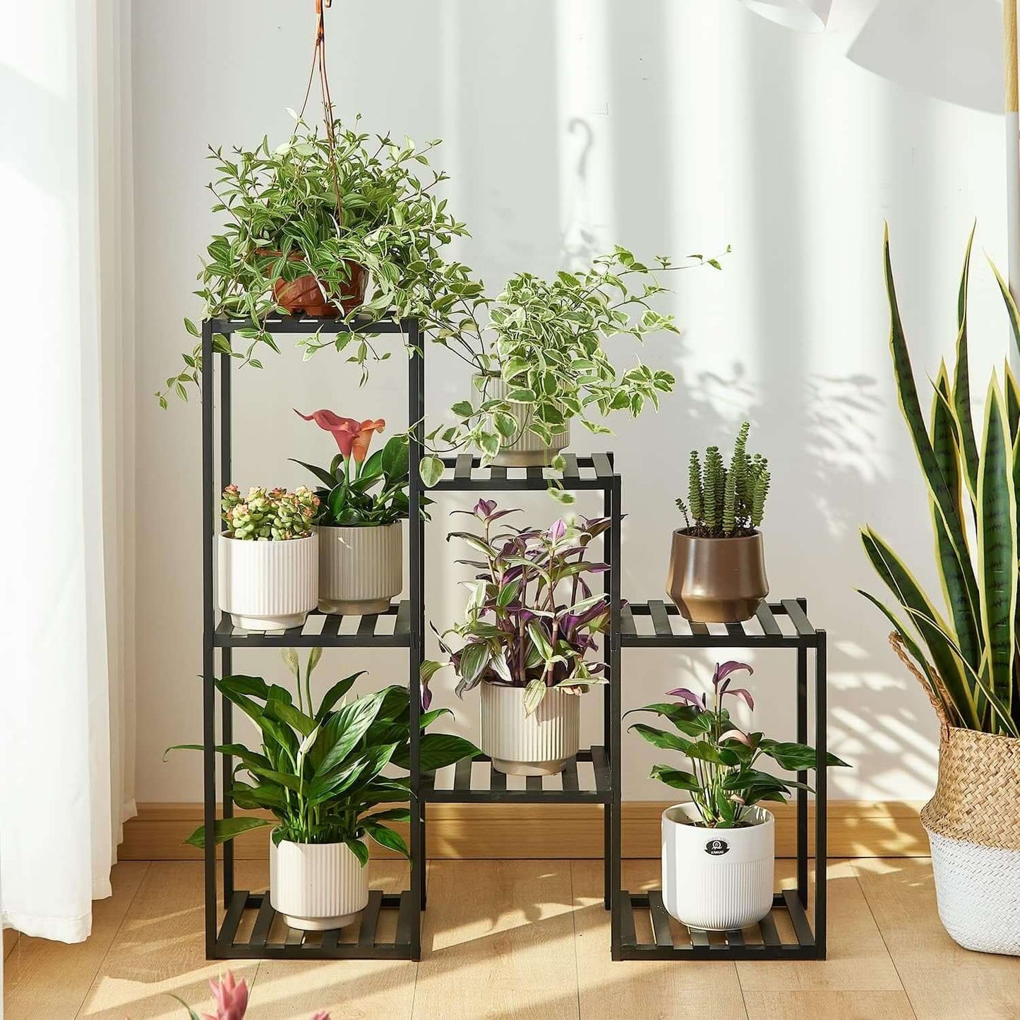3 - Tier Bamboo Plant Stand
