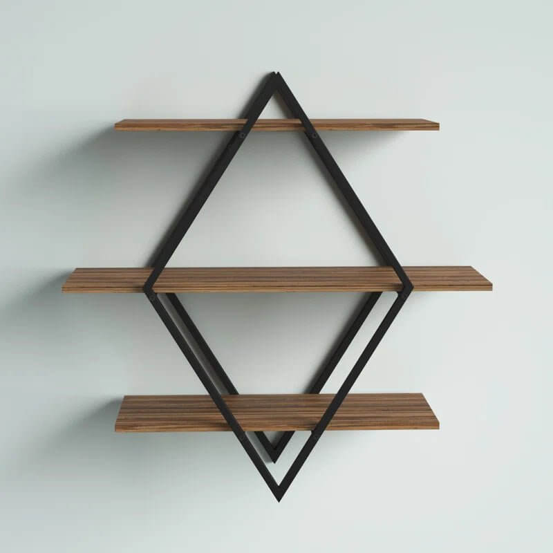 Diamond - Shaped 3 - Tier Shelf