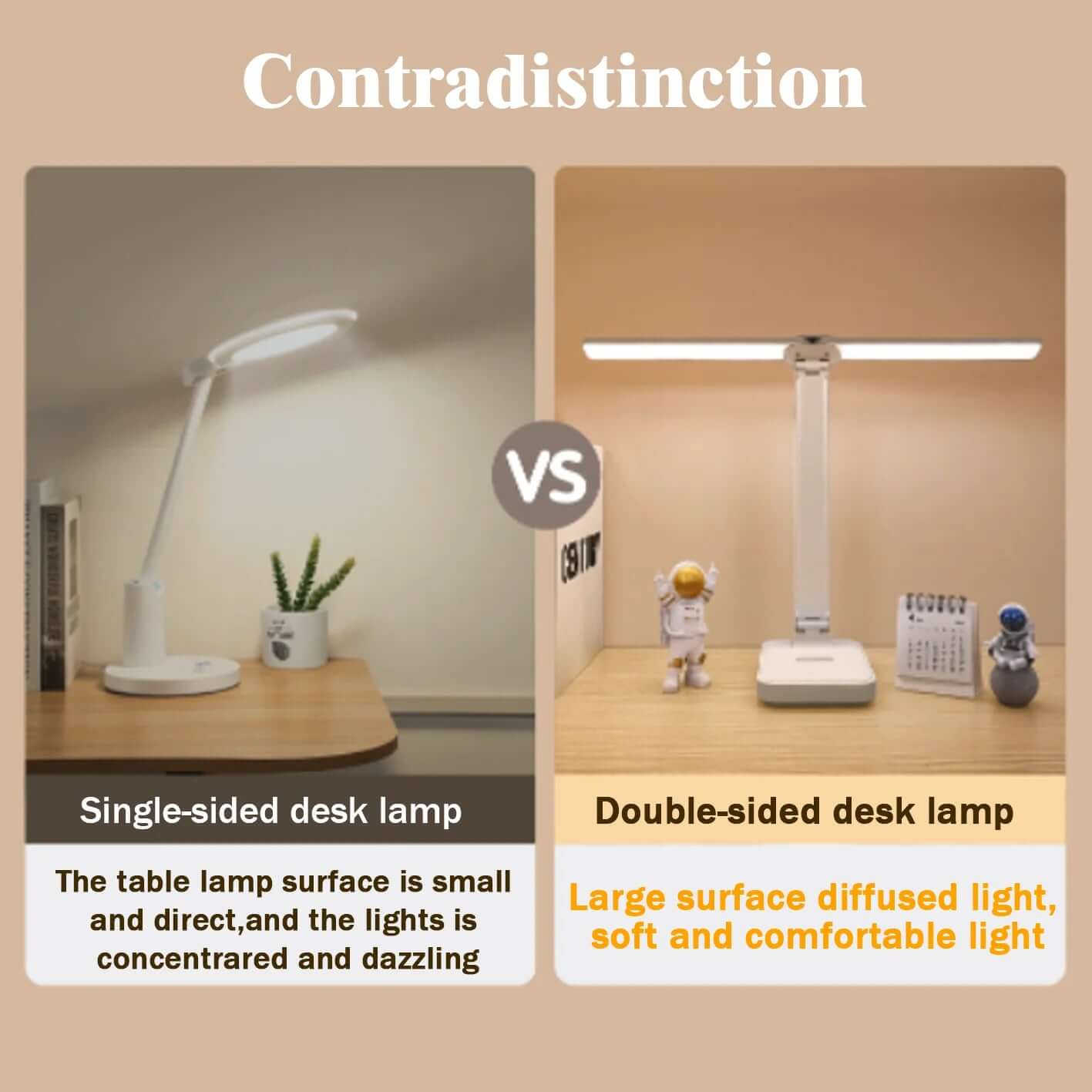 Portable Foldable Desk Lamp with Eye Protection