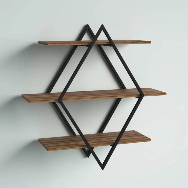 Diamond - Shaped 3 - Tier Shelf