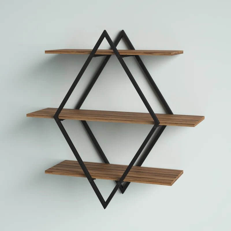 Diamond - Shaped 3 - Tier Shelf