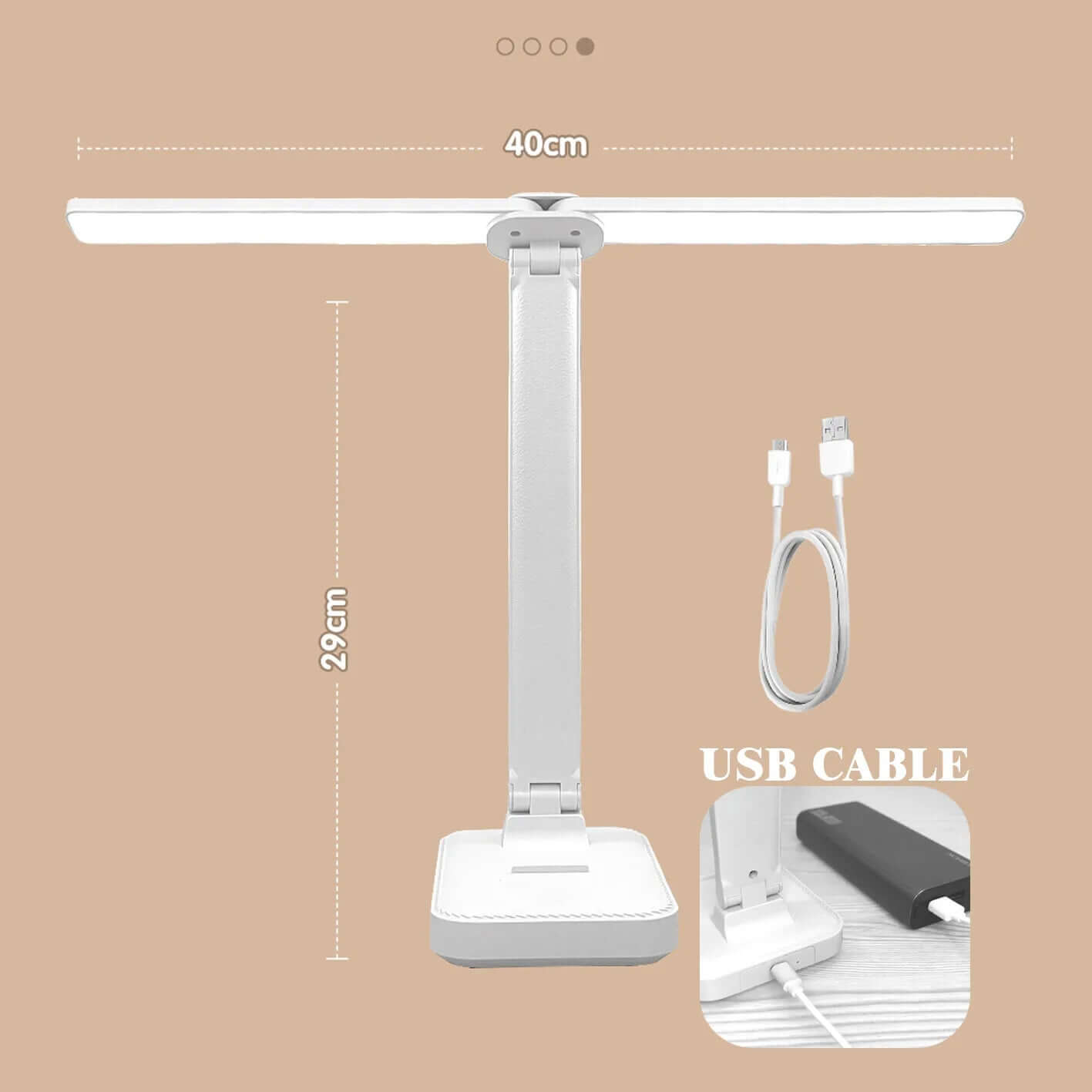 Portable Foldable Desk Lamp with Eye Protection