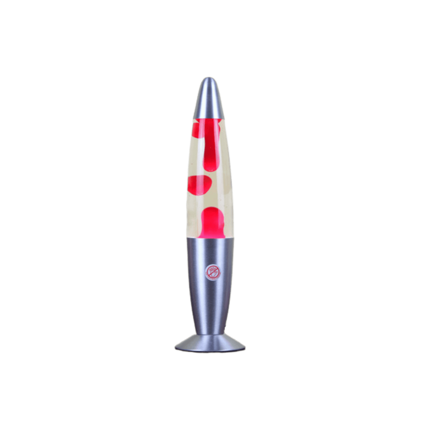 Small Night Light Wax Lamp With Colorful Wax Ball Motion with red  lava