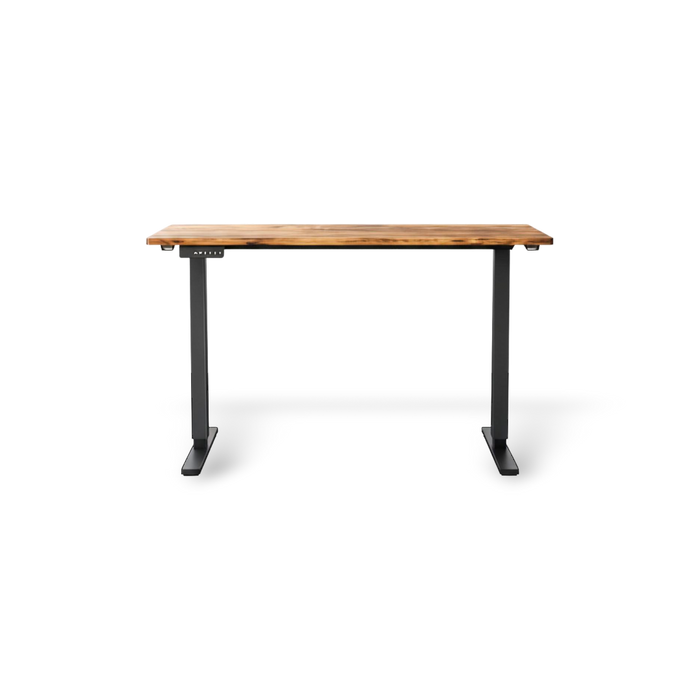 Electric Height-Adjustable Standing Desk with Wood Top
