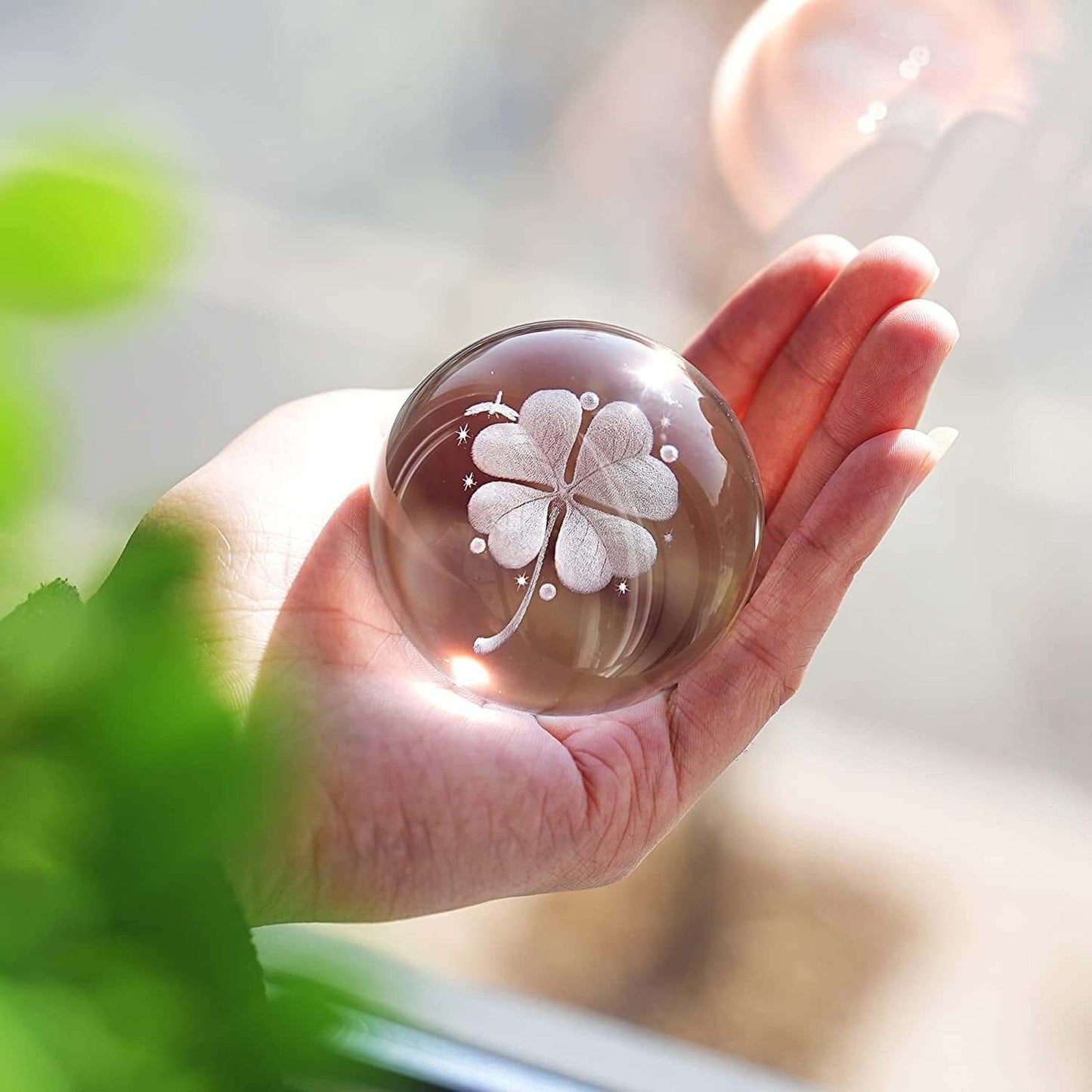 Decorative Crystal Ball with Stand