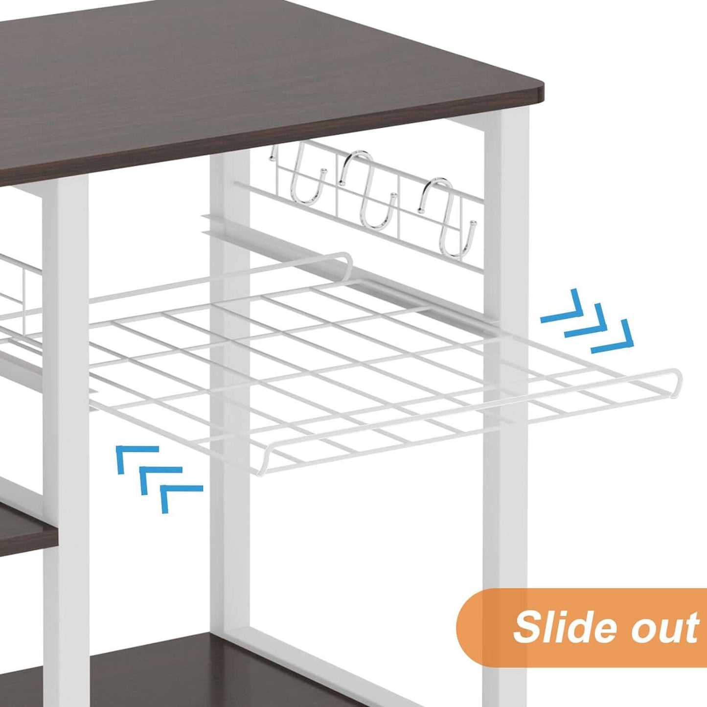 3 - Tier Kitchen Baker's Rack with Storage