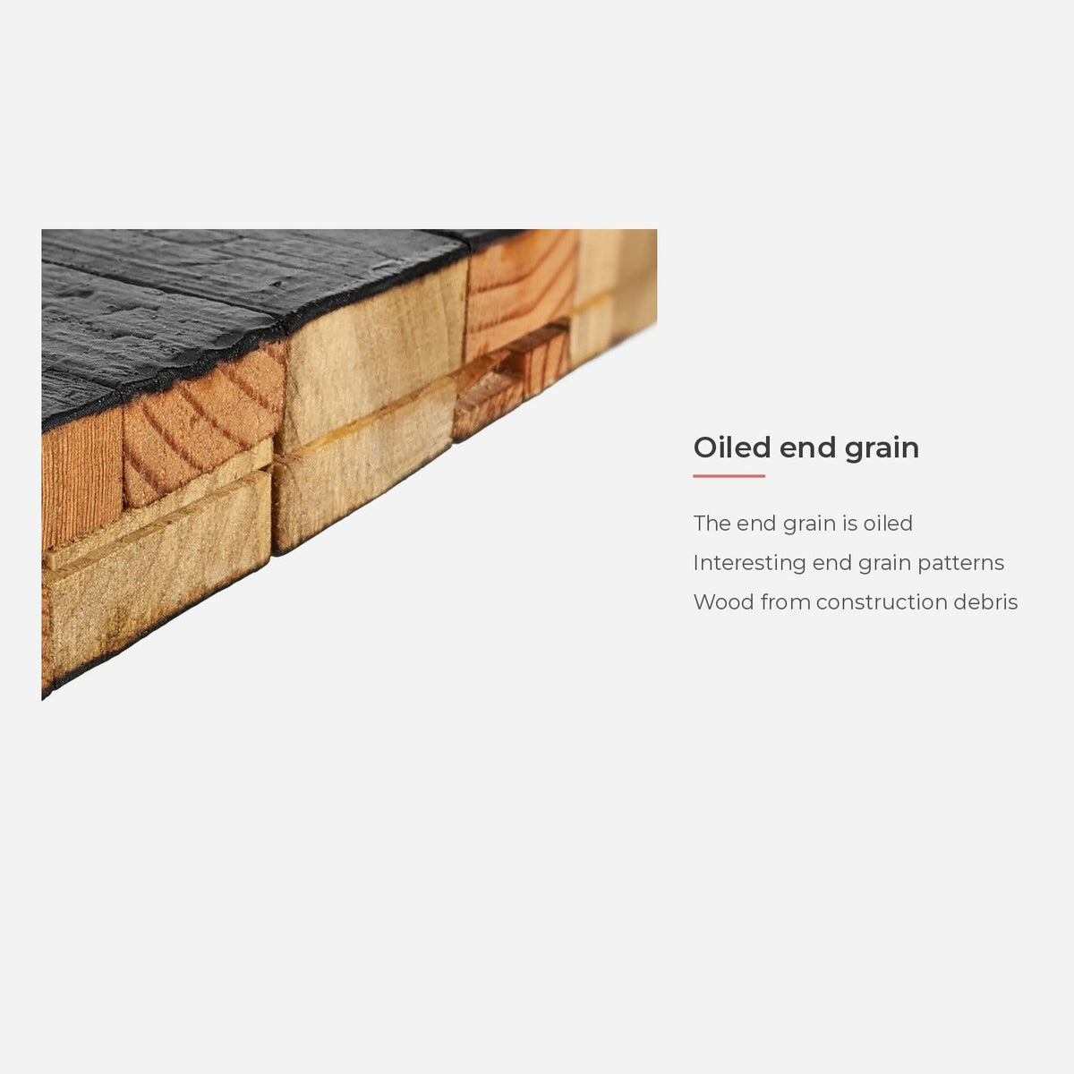 Charred wood wall art 48 inch (feature callout)