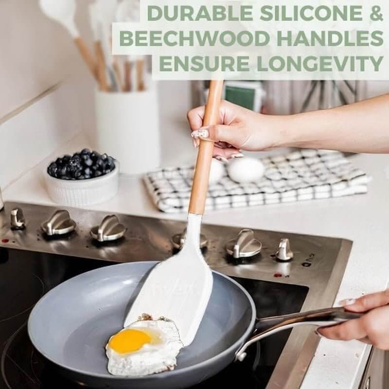 11 - Piece Silicone Kitchen Utensil Set with Holder