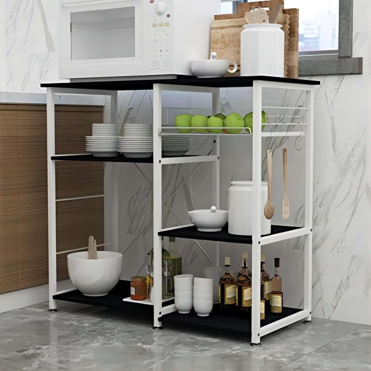 3 - Tier Kitchen Baker's Rack with Storage