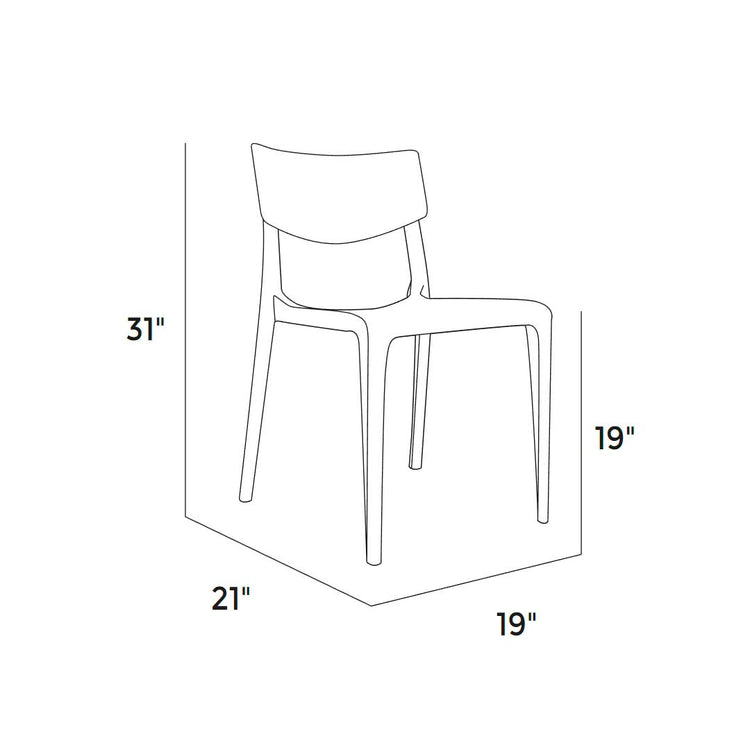 Dining Room Chairs size - Patio Dining Chairs
