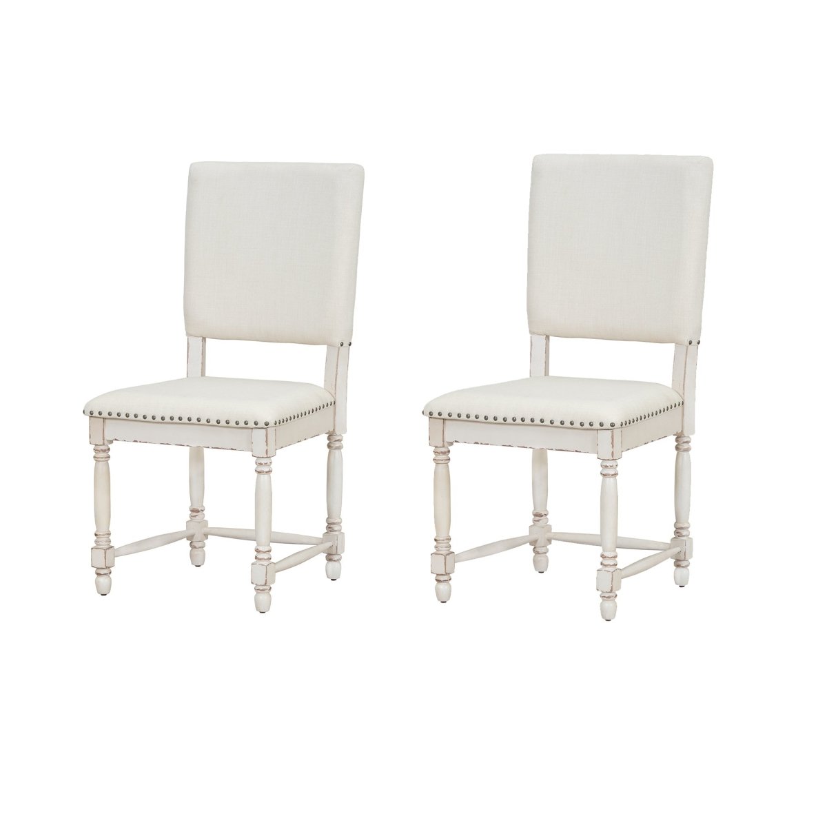 Elegant Dining Chair Vintage 2-Piece Upholstered Dining Chairs
