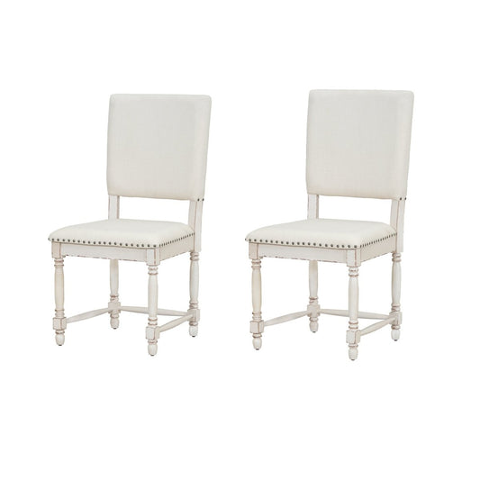 Elegant Dining Chair Vintage 2 Piece Upholstered Dining Chairs 909912