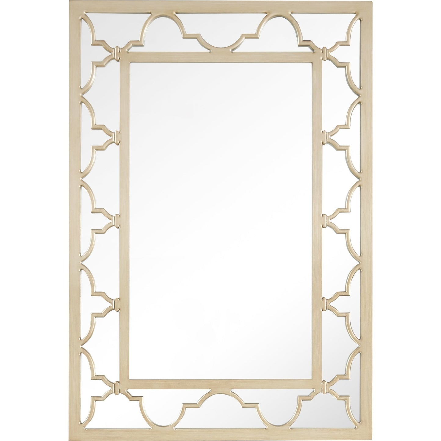 Elegant Mirror With Eye Catching Design Drawers