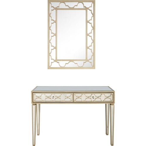 Elegant Dresser And wall Mirror With Eye-Catching Design Drawers