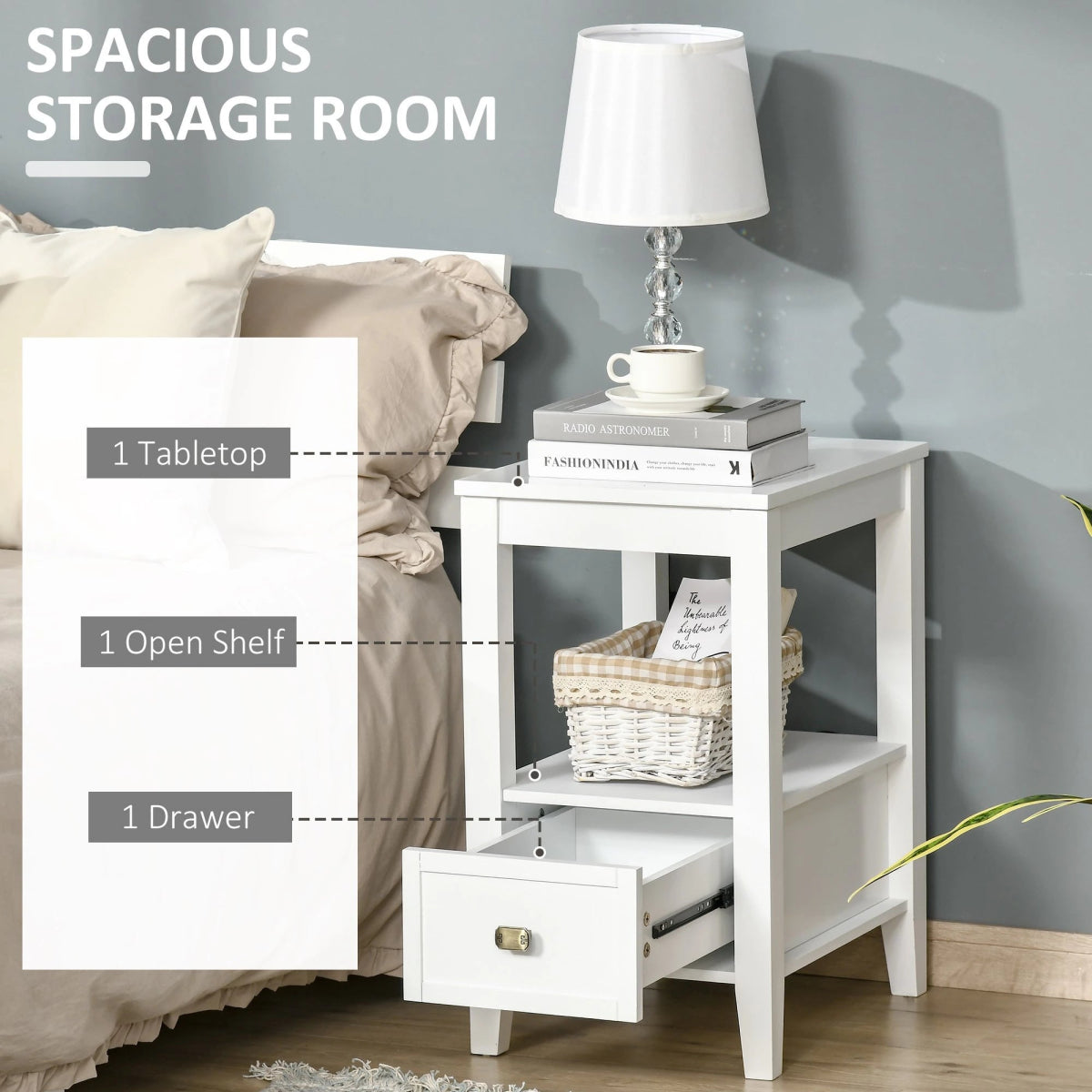 coffee tables and end tables - White