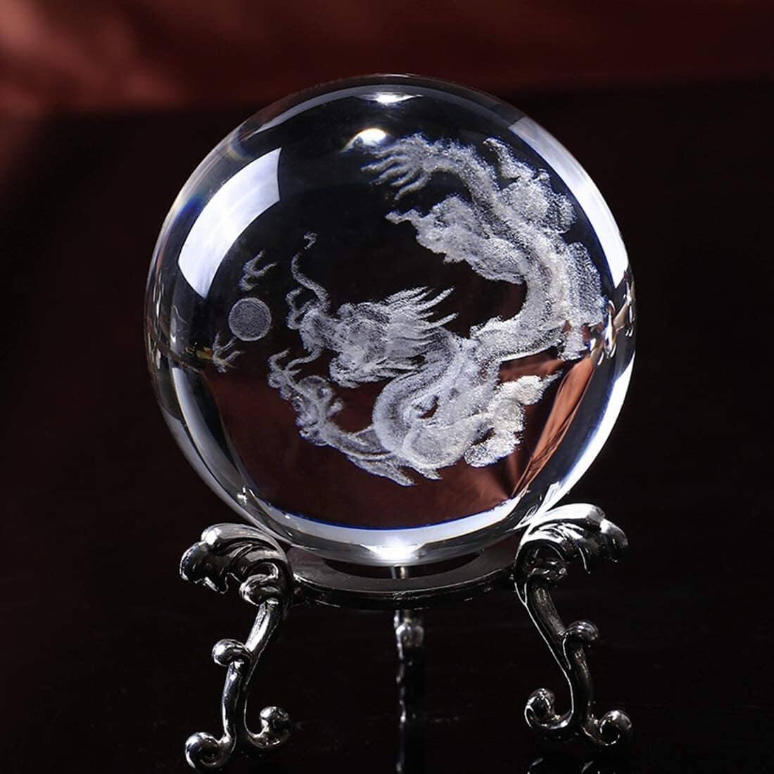 Decorative Crystal Ball with Stand