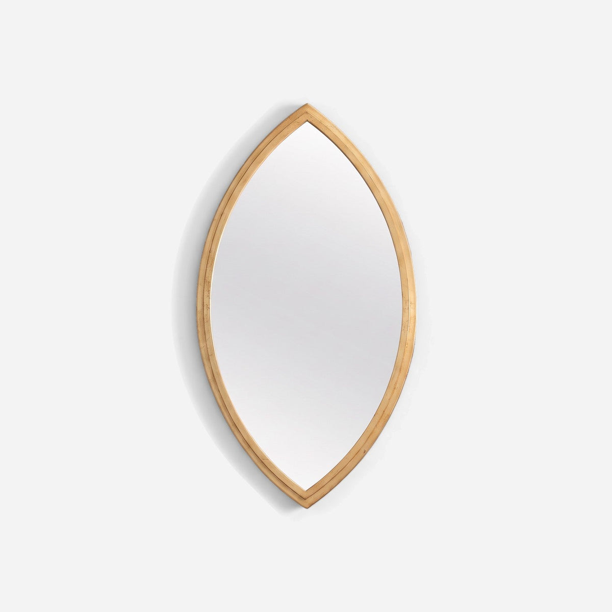 gold oval wall mirror