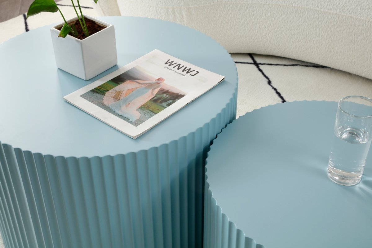 rounded edge coffee table