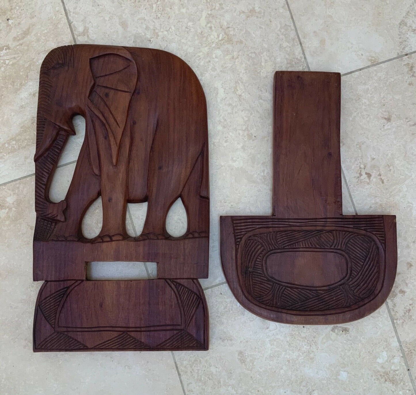 Mini African Dining Wood Chair