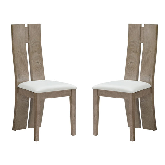 Dining Chairs Set of 2 MDF, Sponge, PU Leather Upholstered