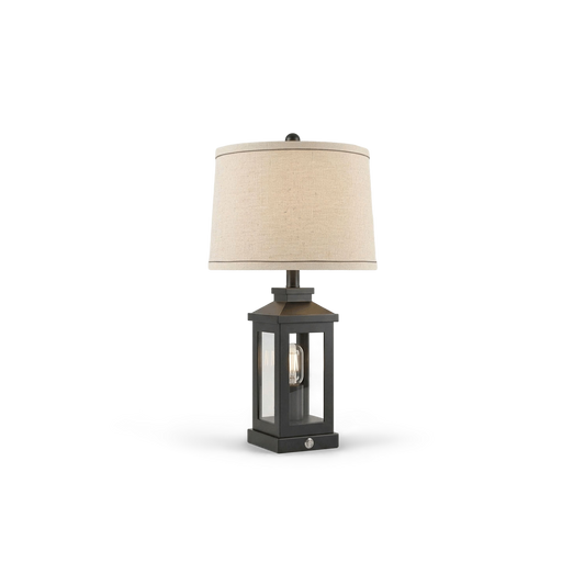 Table lamps set of 2 with USB ports on a #f3f3f3 studio background