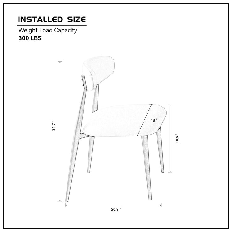 dining chair (size)