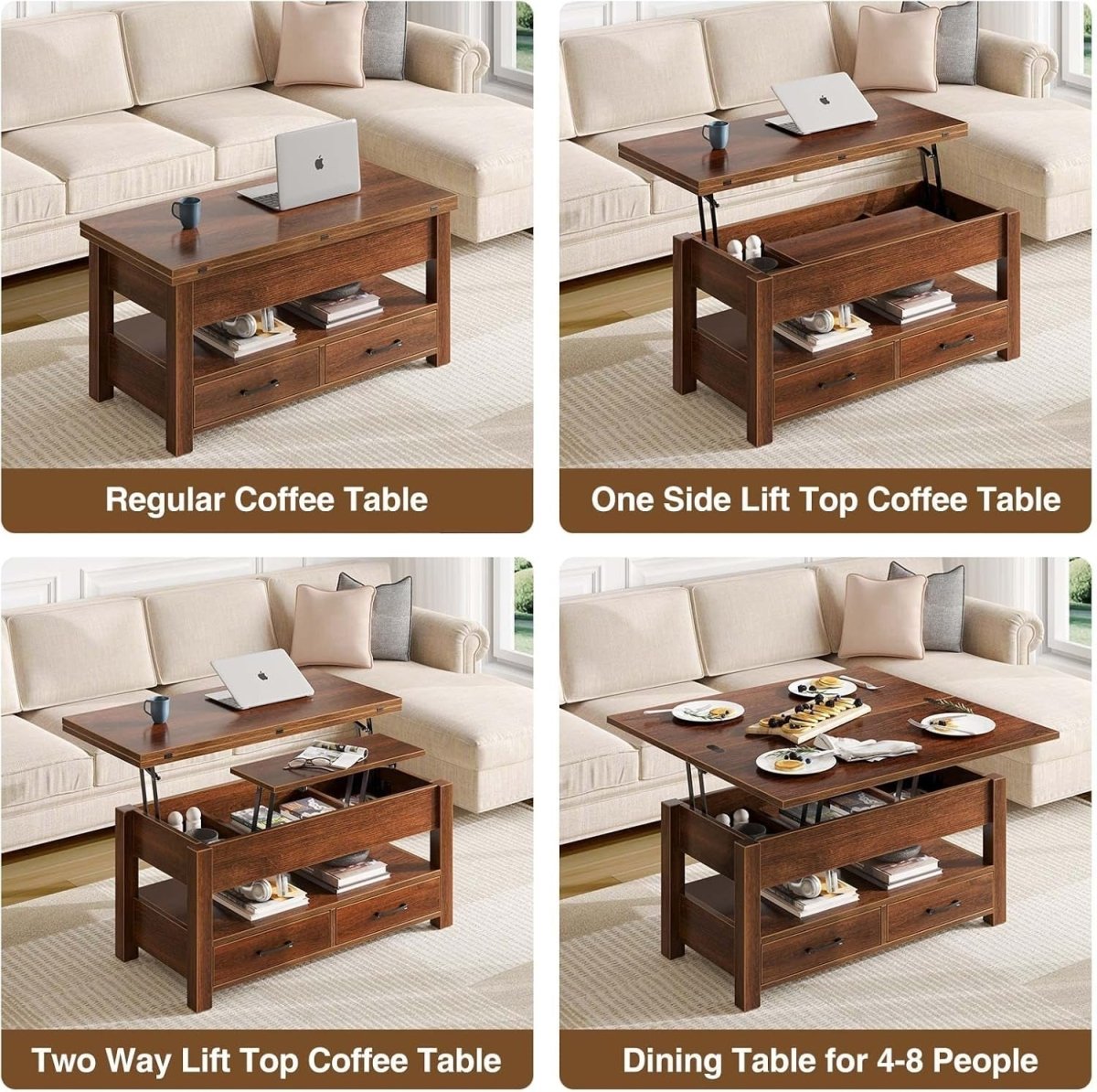 lift top coffee table solid wood