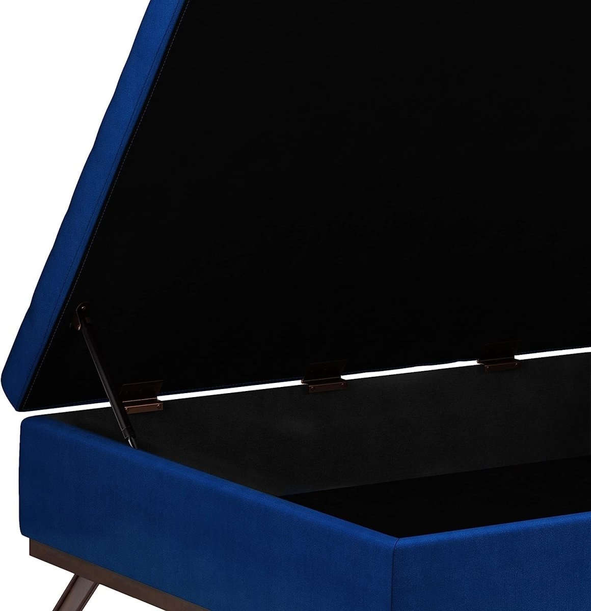 blue coffee table with storage