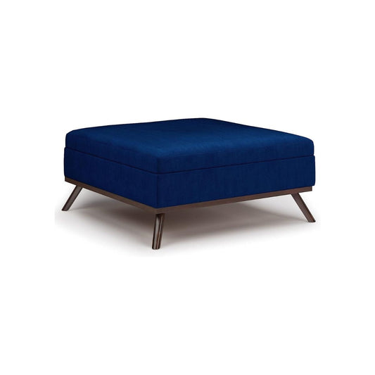 Stylish_Furniture_Coffee_Tables_Blue_Velvet_Coffee_Table