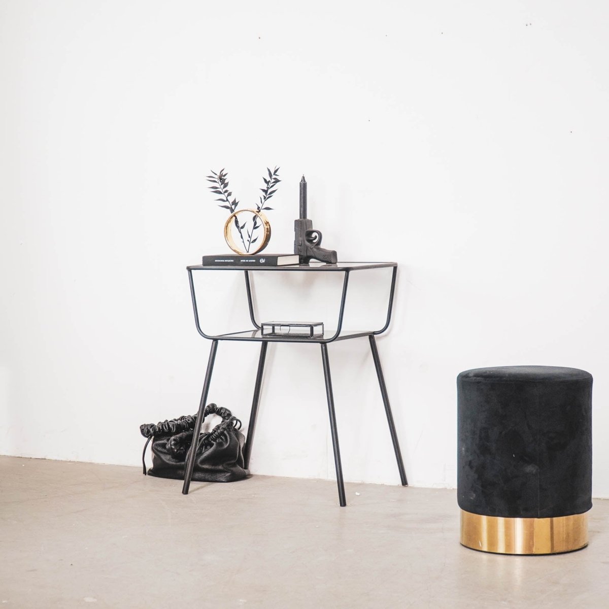 Side table metal - Black