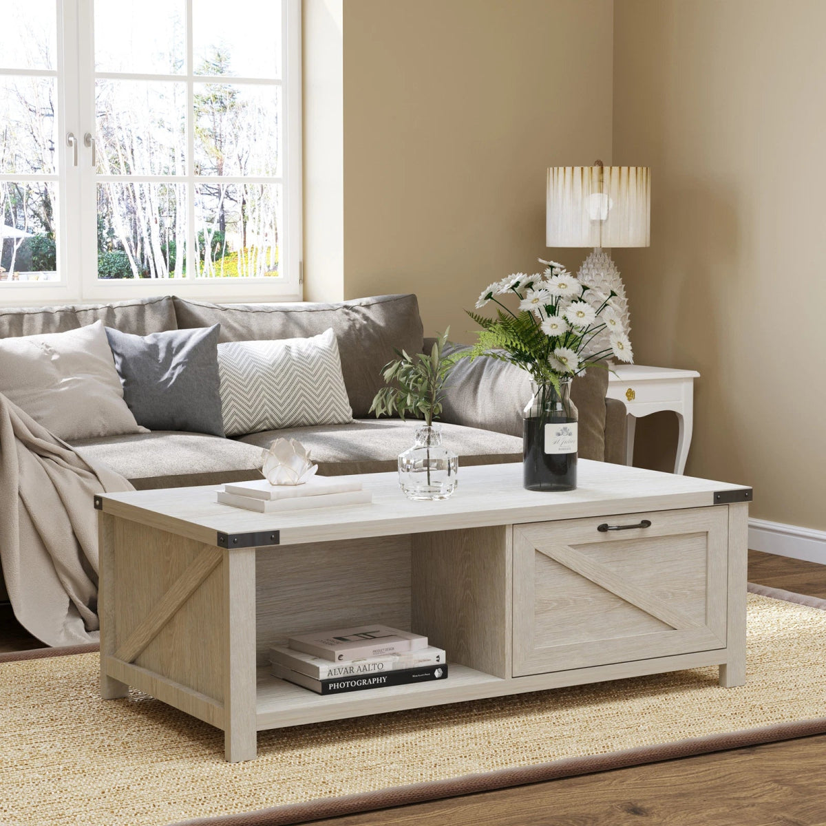 coffee_table_sets_with_drawer_storage