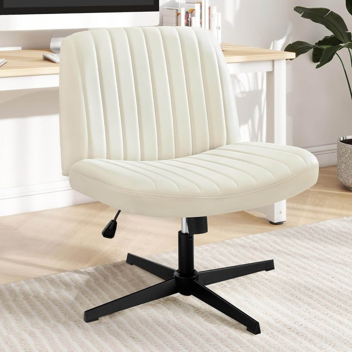 Wide Seat Cross - Legged Chair