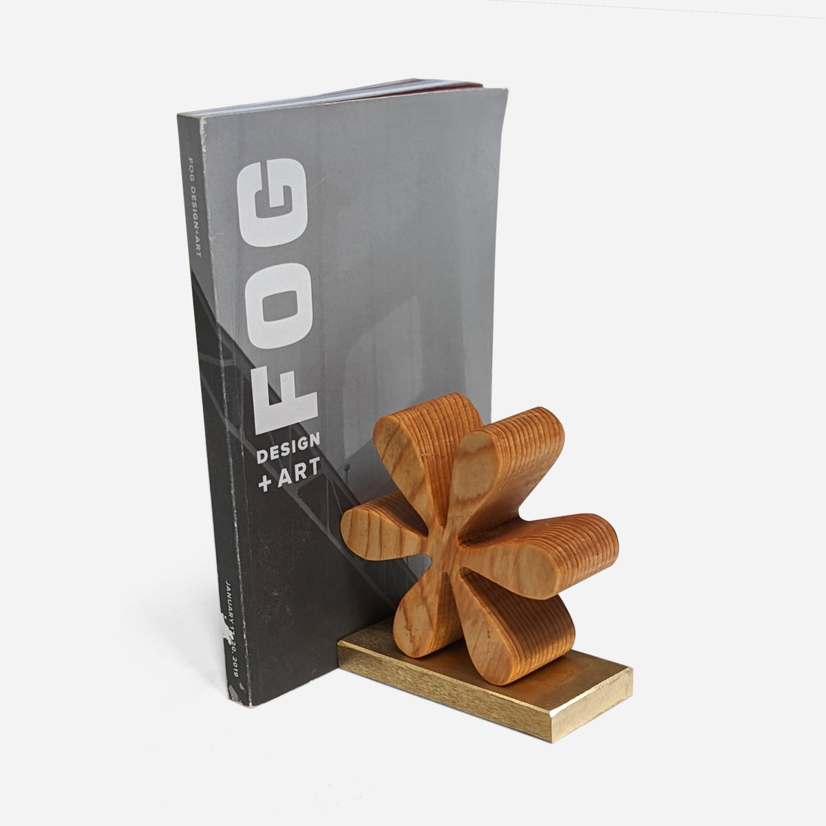 wooden bookends
