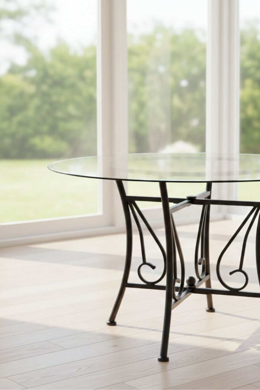 mid modern dining table