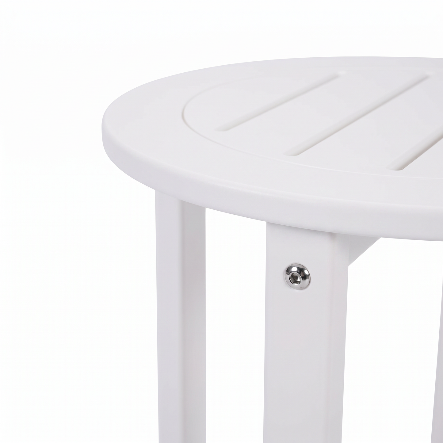 Verde Luxe HDPE All Weather Round Outdoor Side Table