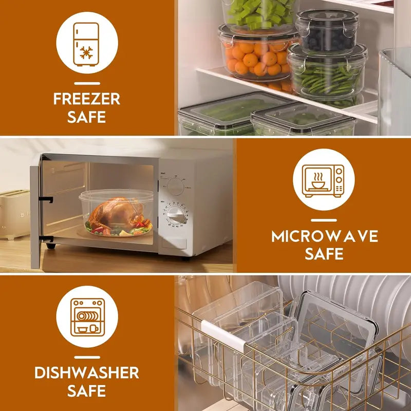 Organize Your Kitchen: 40-Piece Food Storage Set - BPA-Free, Leakproof